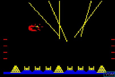 Image in-game du jeu Missile Base sur Acorn Atom