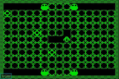 Image in-game du jeu Pengo sur Acorn Atom
