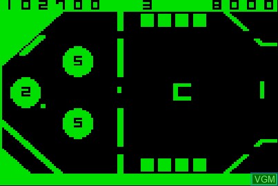 Image in-game du jeu Pinball sur Acorn Atom