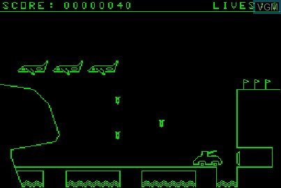 Image in-game du jeu Plane and Tank Battle sur Acorn Atom