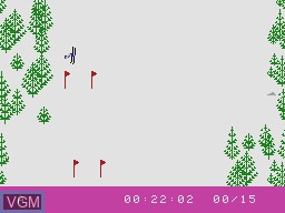 Image in-game du jeu Skiing sur Coleco Industries Colecovision