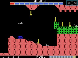 Image in-game du jeu Super Cobra sur Coleco Industries Colecovision