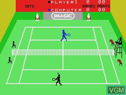 Image in-game du jeu Tournament Tennis sur Coleco Industries Colecovision