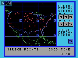 Image in-game du jeu WarGames sur Coleco Industries Colecovision