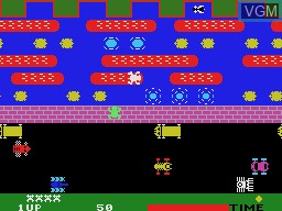 Image in-game du jeu Frogger sur Coleco Industries Colecovision