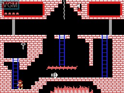 Image in-game du jeu Montezuma's Revenge - Featuring Panama Joe sur Coleco Industries Colecovision