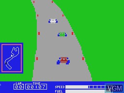 Image in-game du jeu Pitstop sur Coleco Industries Colecovision