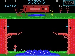 Image in-game du jeu Porky's sur Coleco Industries Colecovision