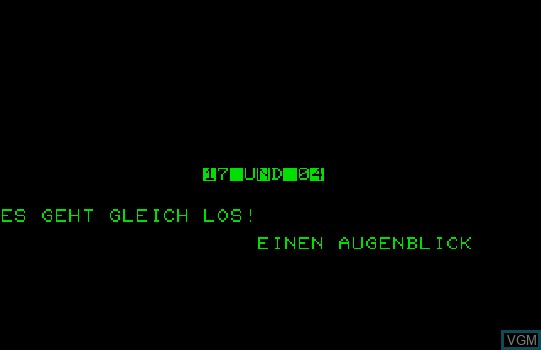 Image de l'ecran titre du jeu 17 und 04 sur Commodore PET