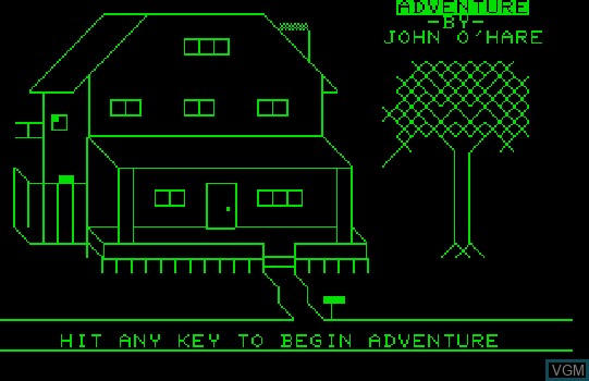 Image de l'ecran titre du jeu Adventure 3 - Haunted Mansion sur Commodore PET