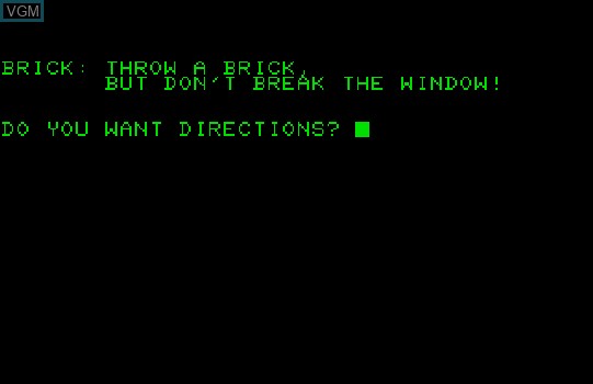 Image de l'ecran titre du jeu Brick sur Commodore PET
