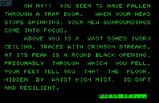 Image du menu du jeu Boswain sur Commodore PET