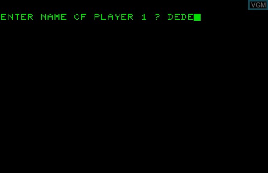 Image du menu du jeu Bulls and Bears sur Commodore PET