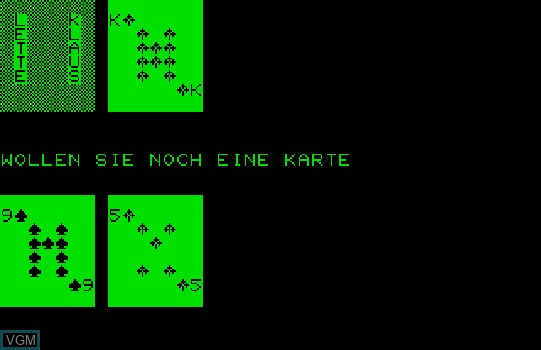 Image in-game du jeu 17 und 04 sur Commodore PET