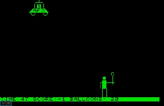 Image in-game du jeu AFO sur Commodore PET