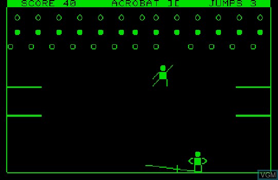 Image in-game du jeu Acrobat sur Commodore PET