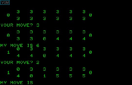 Image in-game du jeu Awari sur Commodore PET