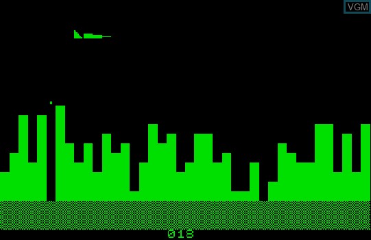 Image in-game du jeu Air Attack sur Commodore PET
