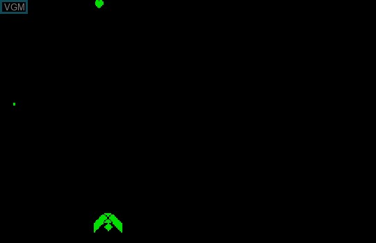 Image in-game du jeu Alien Attack sur Commodore PET