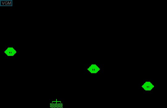 Image in-game du jeu Aliens! sur Commodore PET