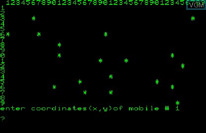 Image in-game du jeu Supertank sur Commodore PET