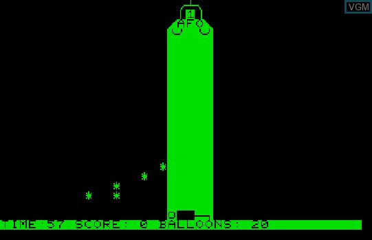 Image in-game du jeu AFO sur Commodore PET