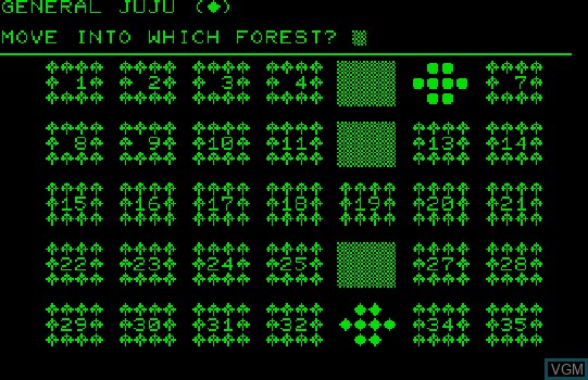 Image in-game du jeu Ambush! sur Commodore PET