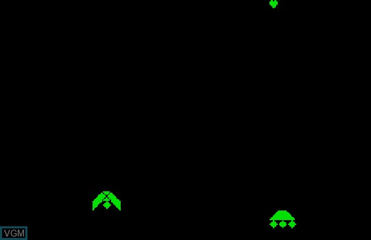 Image in-game du jeu Alien Attack sur Commodore PET