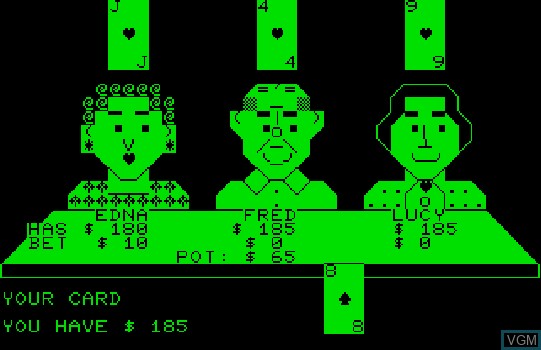 Image in-game du jeu Bets sur Commodore PET