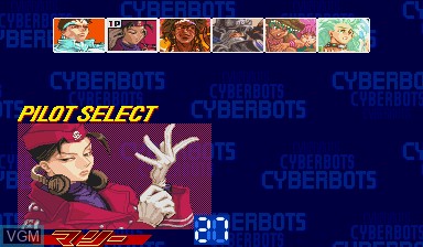 Image du menu du jeu Cyberbots - Fullmetal Madness sur Capcom CPS-II