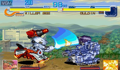 Image in-game du jeu Cyberbots - Fullmetal Madness sur Capcom CPS-II