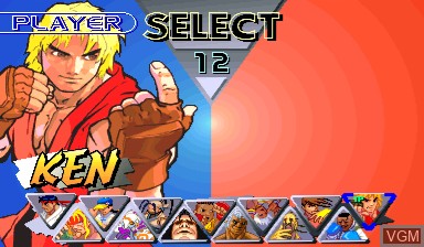Image du menu du jeu Street Fighter III - 2nd Impact sur Capcom CPS-III