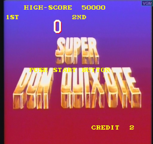 Image de l'ecran titre du jeu Super Don Quix-ote sur Daphne
