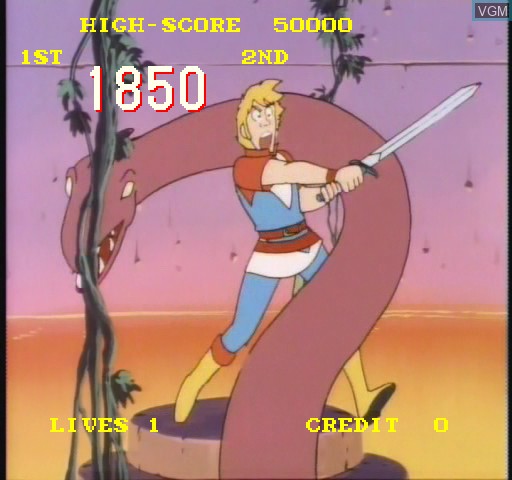 Image in-game du jeu Super Don Quix-ote sur Daphne
