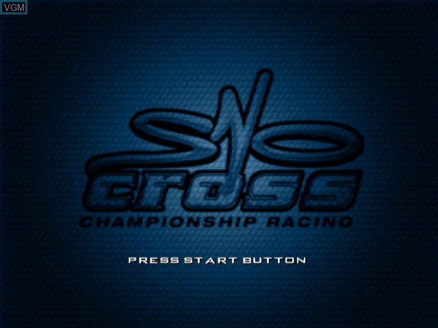Image de l'ecran titre du jeu SnoCross Championship Racing sur Sega Dreamcast