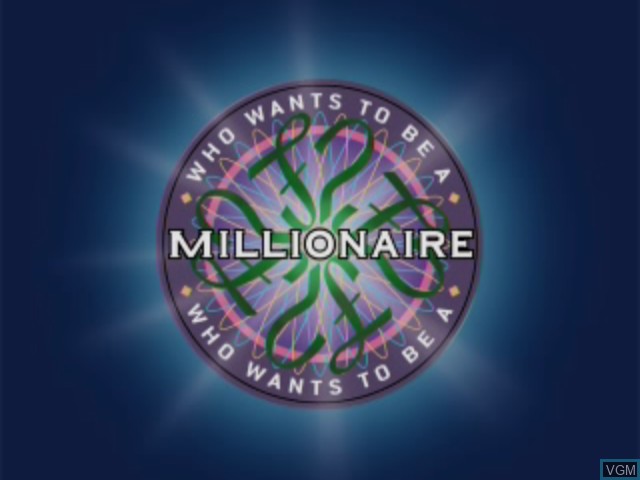 Image de l'ecran titre du jeu Who Wants to be a Millionaire? sur Sega Dreamcast