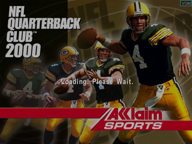 Image de l'ecran titre du jeu NFL Quarterback Club 2000 sur Sega Dreamcast