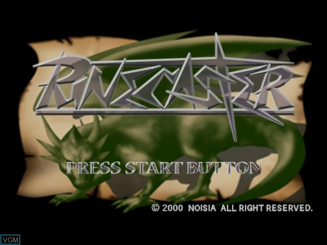 Image de l'ecran titre du jeu Rune Caster sur Sega Dreamcast