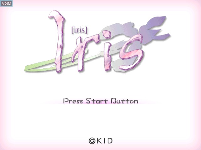 Image de l'ecran titre du jeu Iris sur Sega Dreamcast