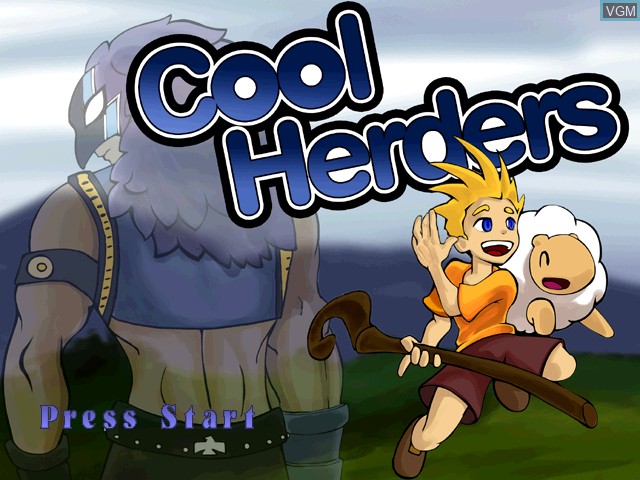 Image de l'ecran titre du jeu Cool Herders sur Sega Dreamcast