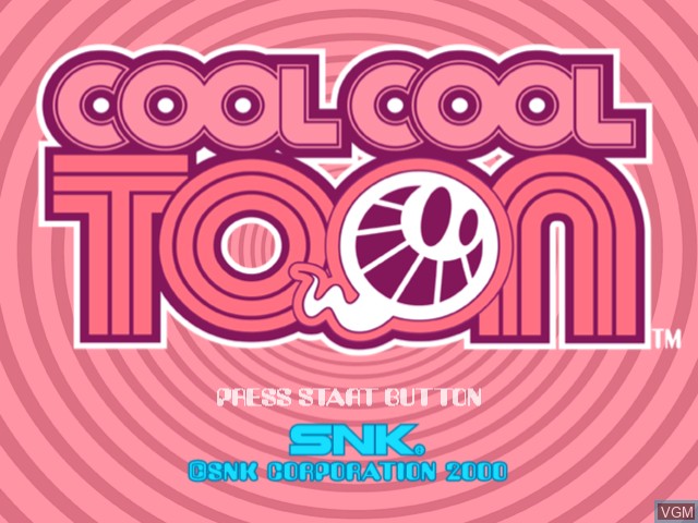Image de l'ecran titre du jeu Cool Cool Toon sur Sega Dreamcast