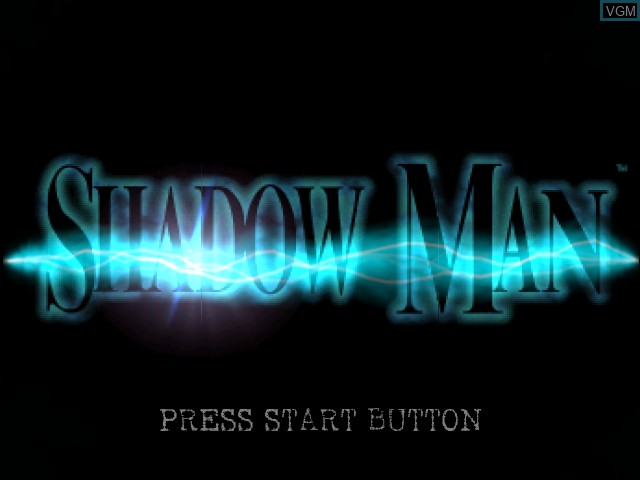 Image de l'ecran titre du jeu Shadow Man sur Sega Dreamcast