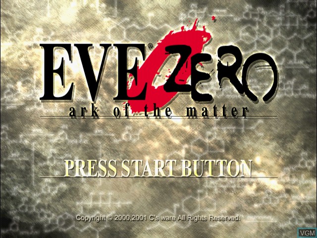 Image de l'ecran titre du jeu Eve Zero - The Ark of the Matter sur Sega Dreamcast