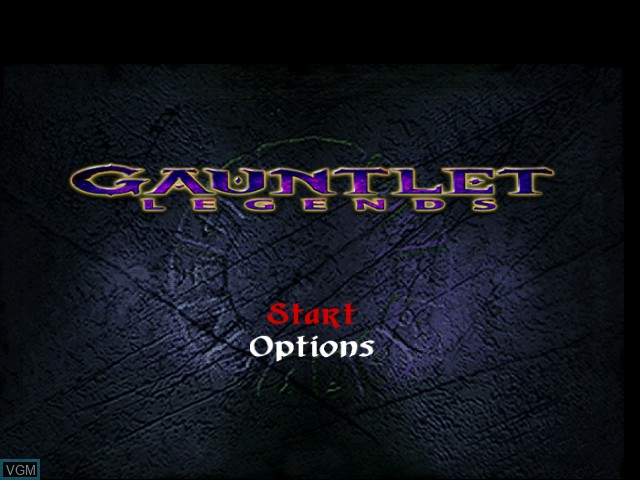 Image du menu du jeu Gauntlet Legends sur Sega Dreamcast