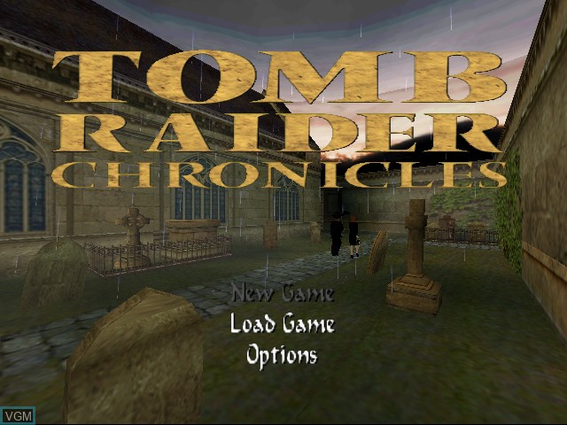 Image du menu du jeu Tomb Raider - Chronicles sur Sega Dreamcast