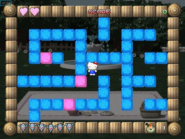 Image du menu du jeu Hello Kitty no Magical Block sur Sega Dreamcast