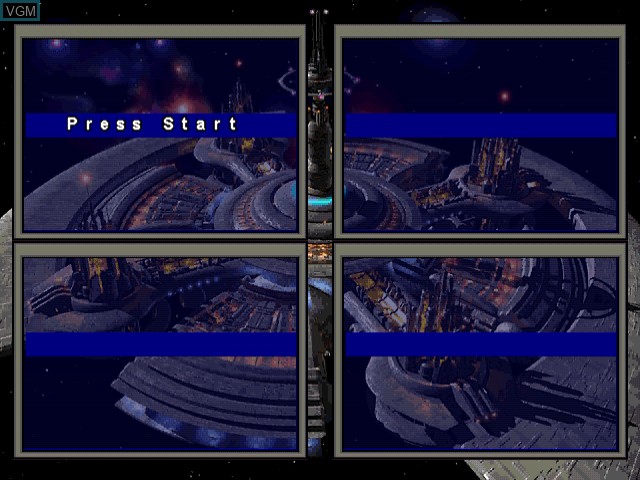 Image du menu du jeu Armada sur Sega Dreamcast