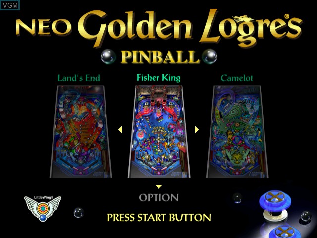 Image du menu du jeu Neo Golden Logres sur Sega Dreamcast