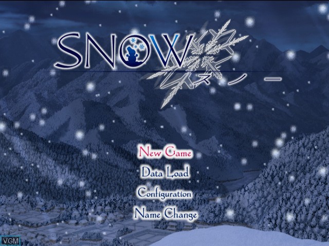 Image du menu du jeu Snow sur Sega Dreamcast