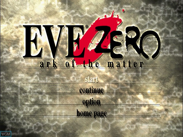 Image du menu du jeu Eve Zero - The Ark of the Matter sur Sega Dreamcast